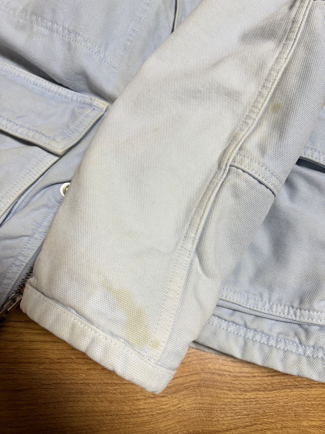 스투시 워시드 캔버스 샵 재킷 라이트 블루 상품이미지3