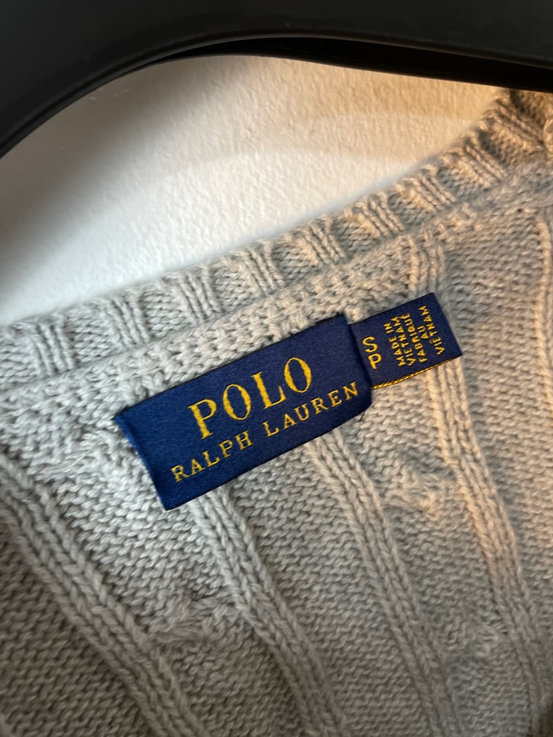 폴로 랄프로렌 브이넥 케이블 니트 상품이미지4