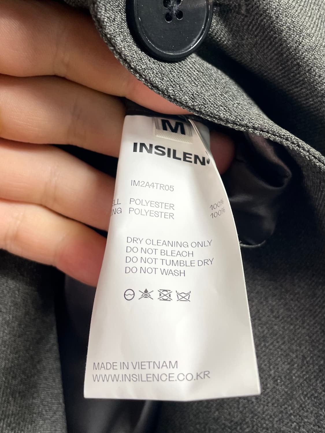 인사일런스 사사키 더블 포켓 롱 트렌치코트 (on.82) 상품이미지7