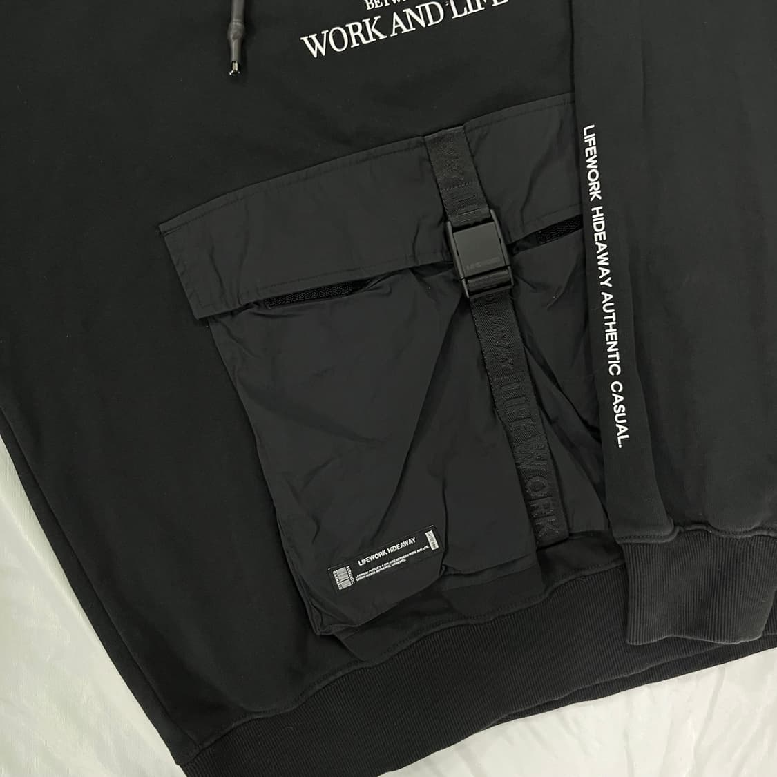 라이프워크 우븐 벨트포켓 후드 L 상품이미지3