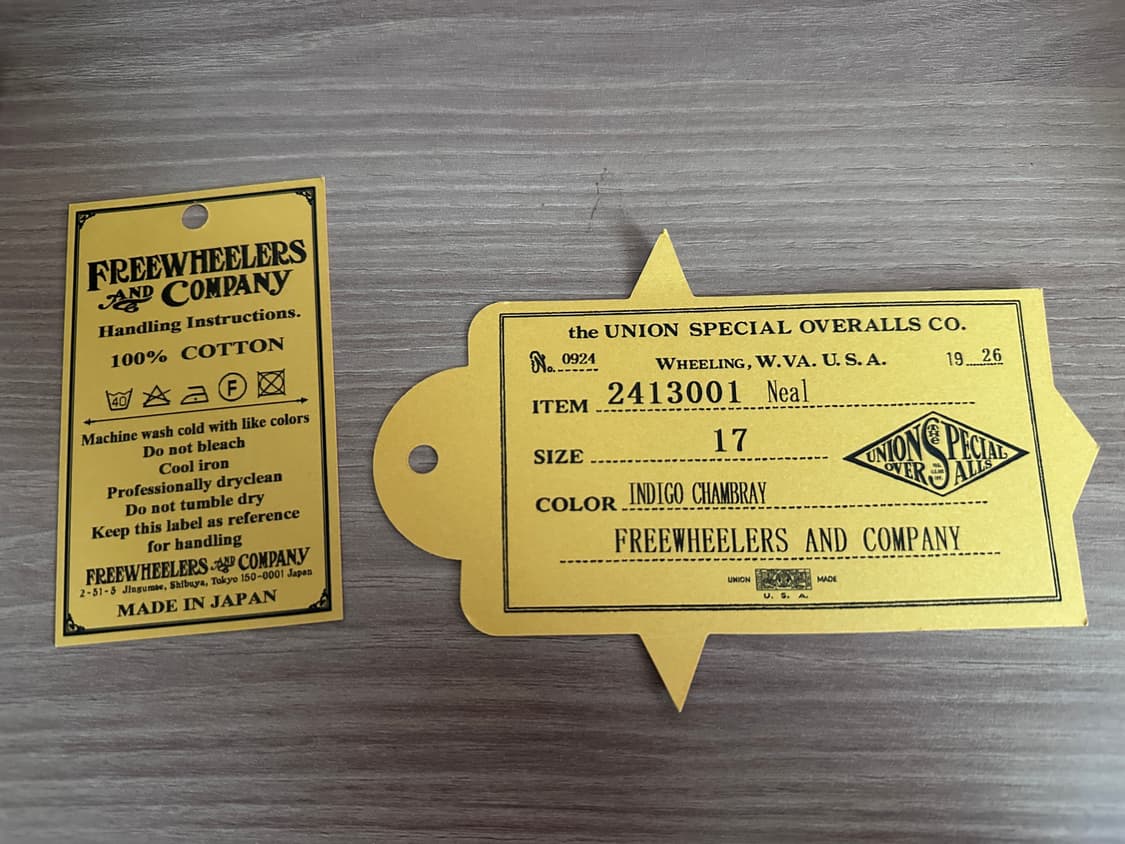 택포) 프리휠러스 닐셔츠 인디고 샴브레이 17 판매 상품이미지5