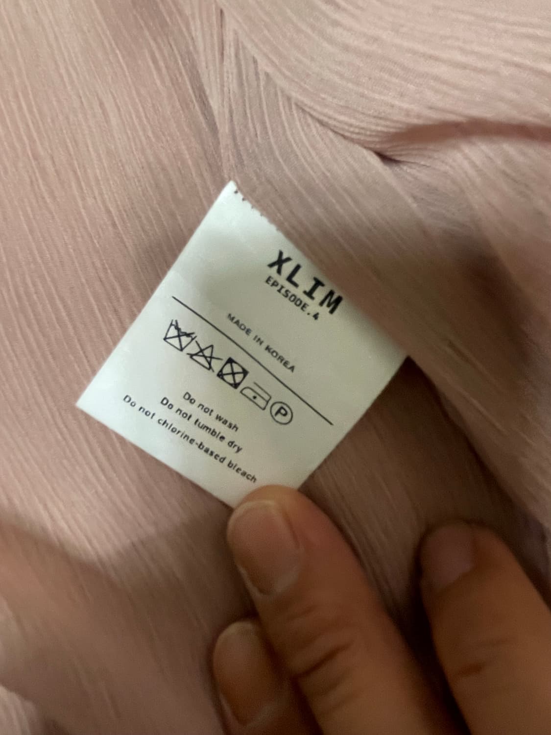 XlIM EP.04 핑크 니트 져지 1size  상품이미지3