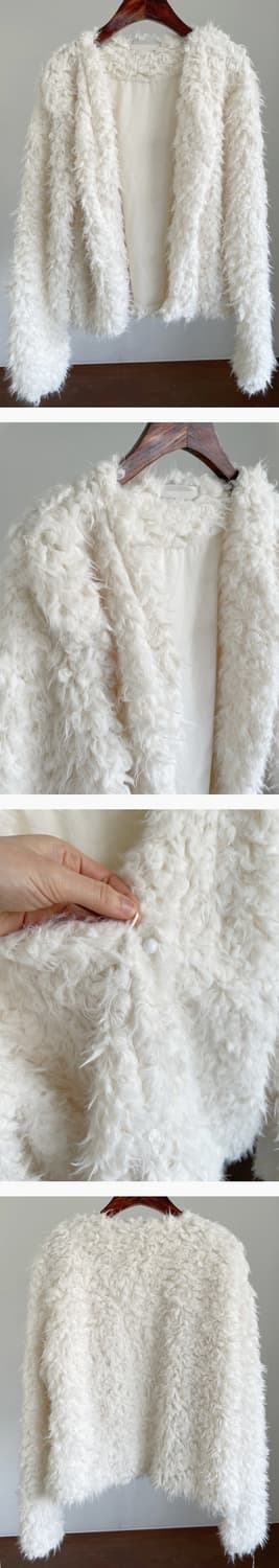 아델리오 퍼 가디건/자켓 상품이미지5