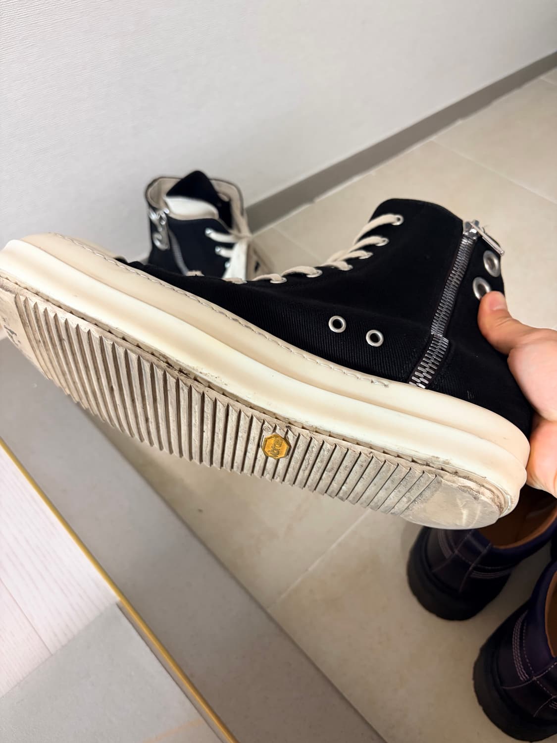 릭오웬스 다크쉐도우 하이탑 43.5 상품이미지4