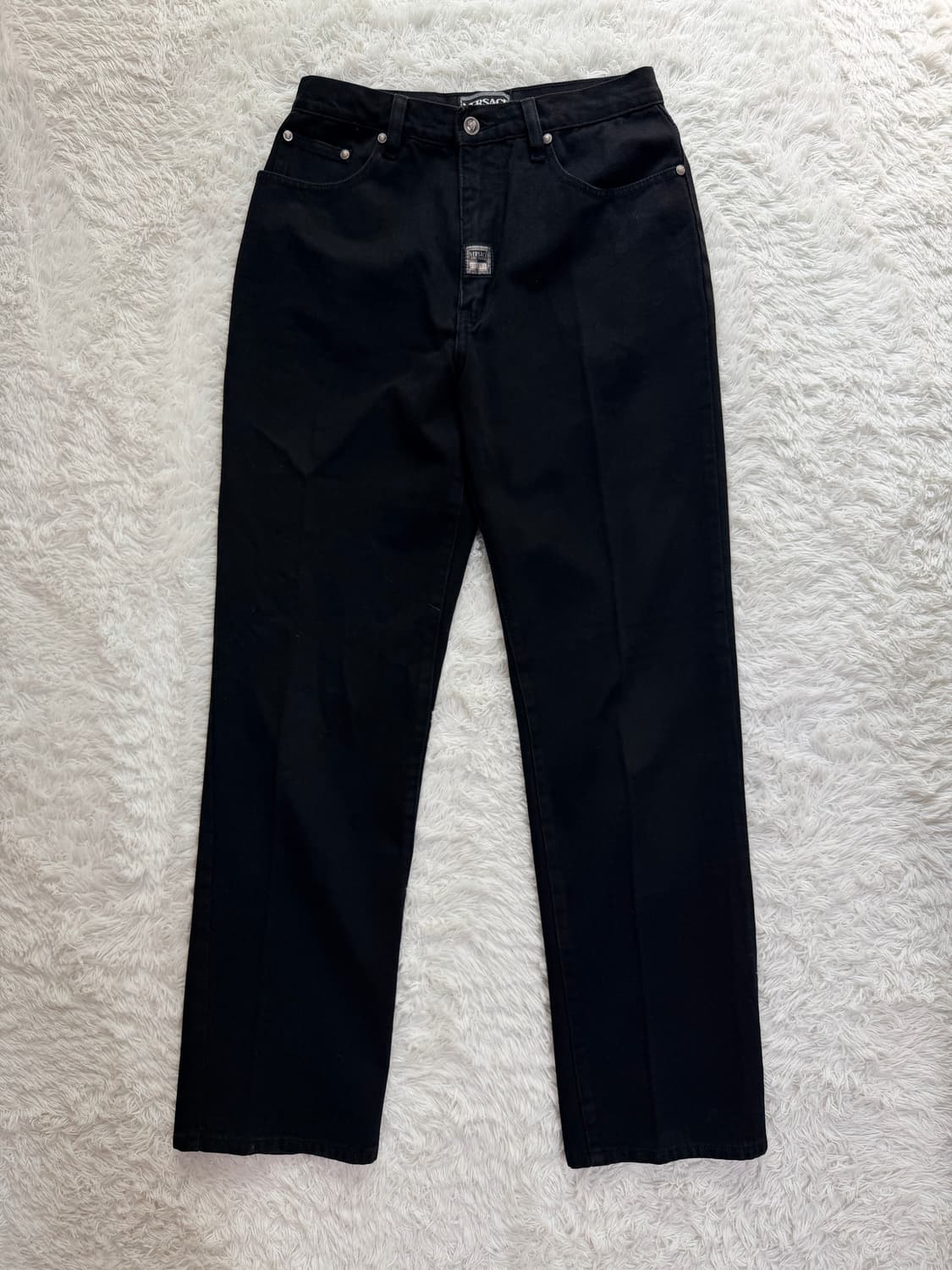 베르사체 블랙 데님 팬츠 30사이즈 상품이미지3