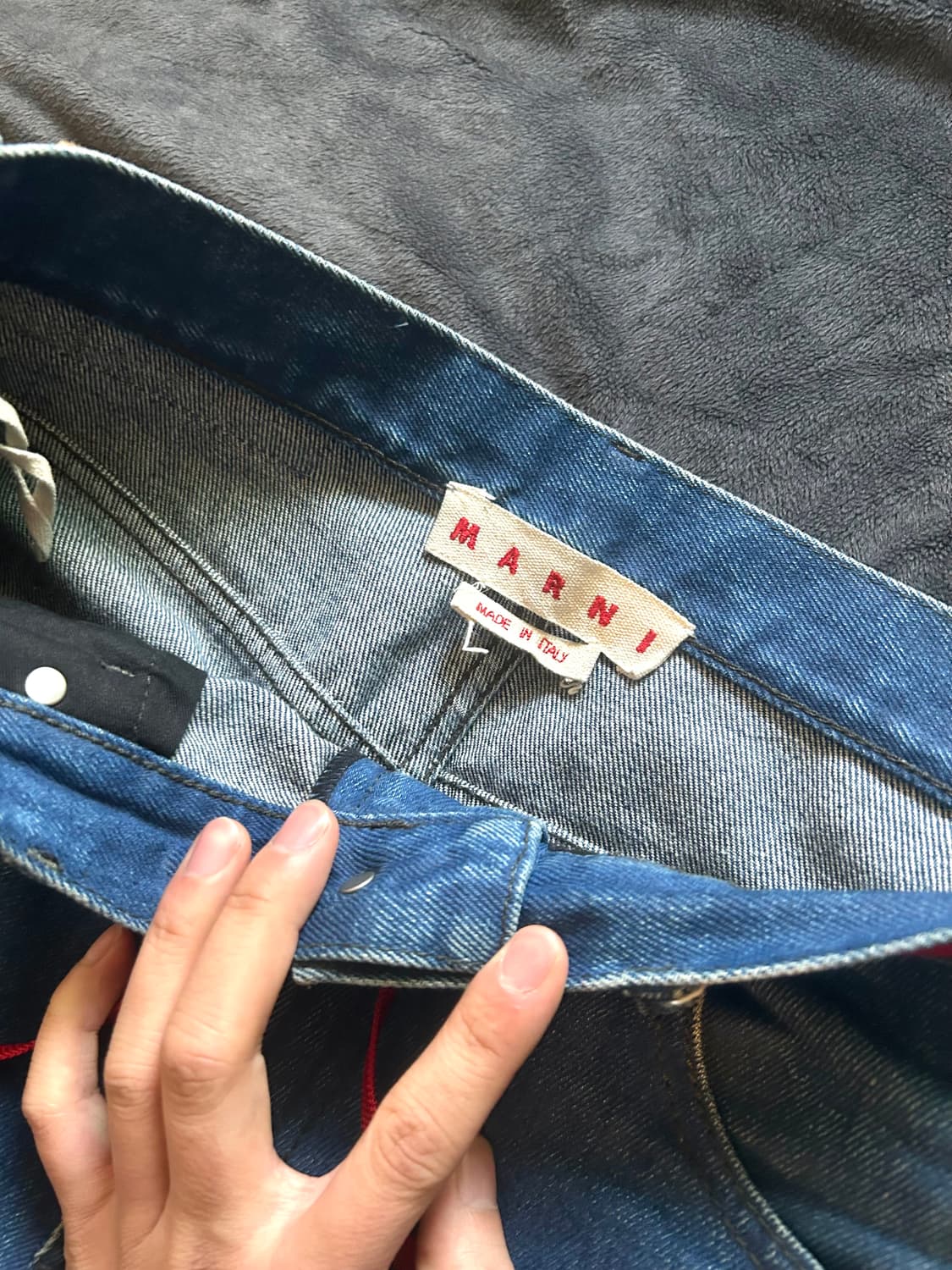 Marni Wide Flair Denim Pants 상품이미지4