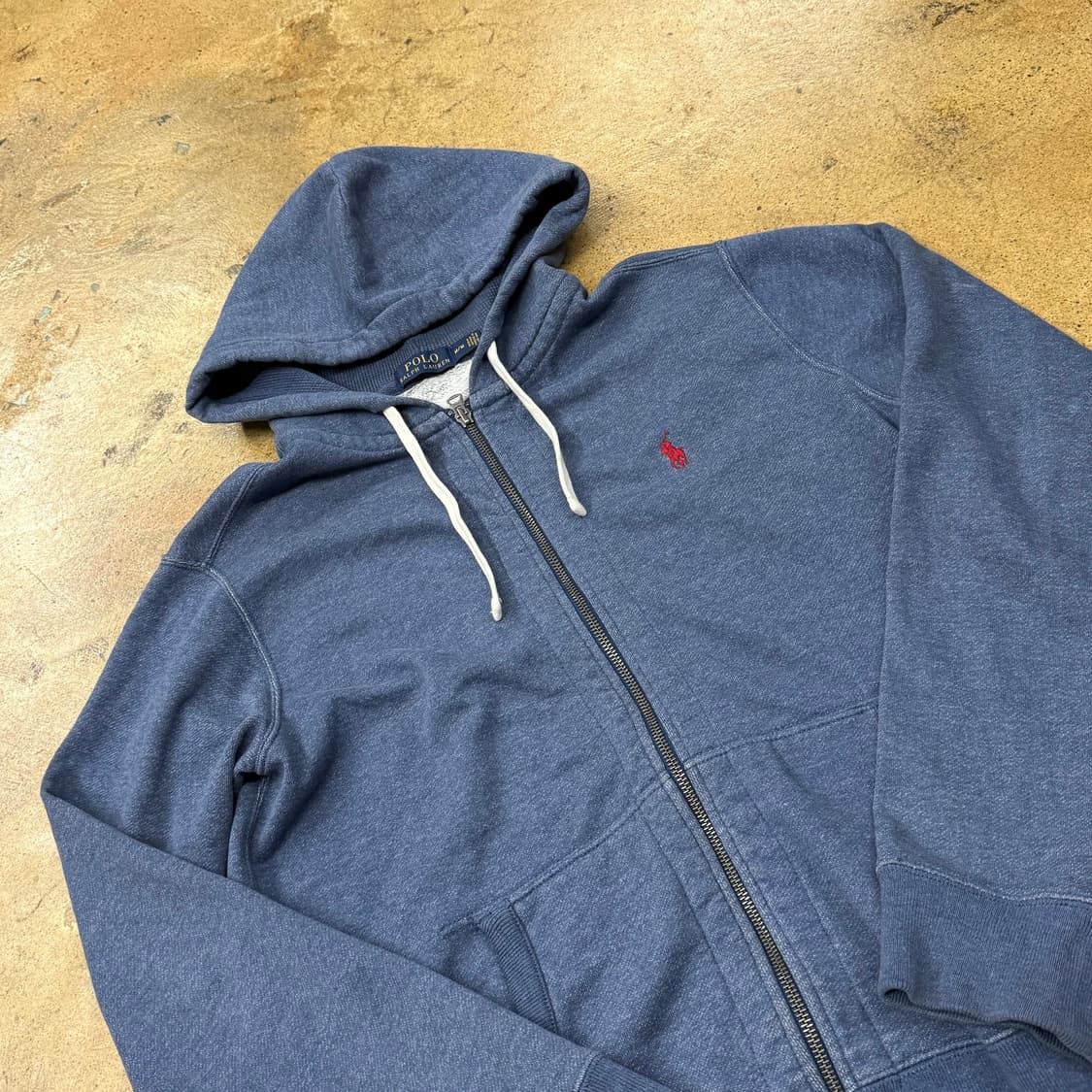 폴로 랄프로렌 블루 후드집업 상품이미지1