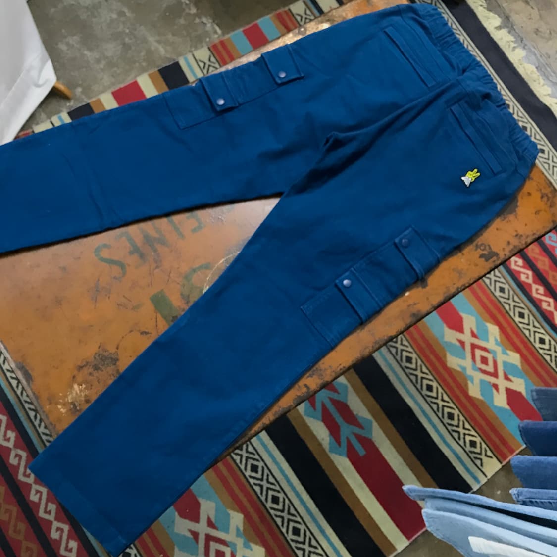 그레고리 청록 헤비 코튼 밴딩 카고 팬츠 허리 30 33 사이즈 상품이미지3