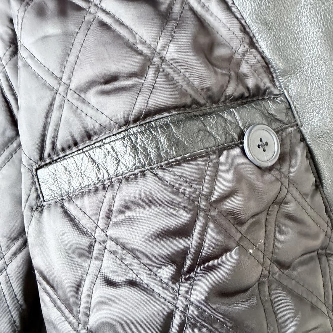 올드 갭 빈티지 레더 피코트 상품이미지5