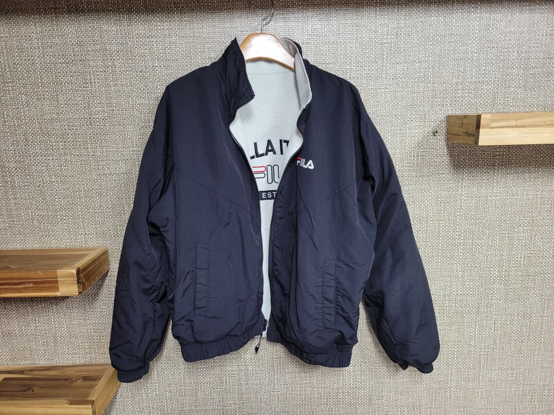 XL 105사이즈 휠라 오버핏 플리스 자켓 올드스쿨  상품이미지5