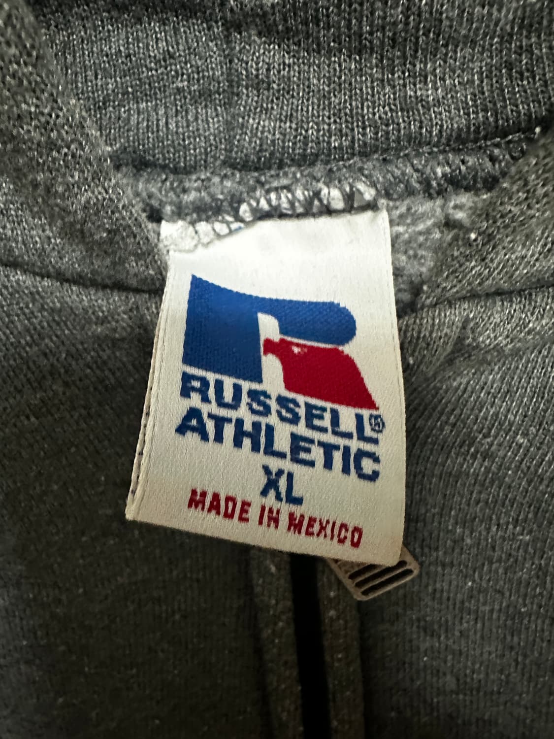 00s 러셀 후드집업 다크 그레이 메이드인 멕시코 상품이미지3