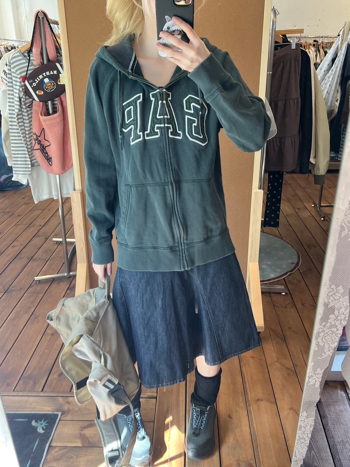 갭 카키 후드집업  상품이미지5