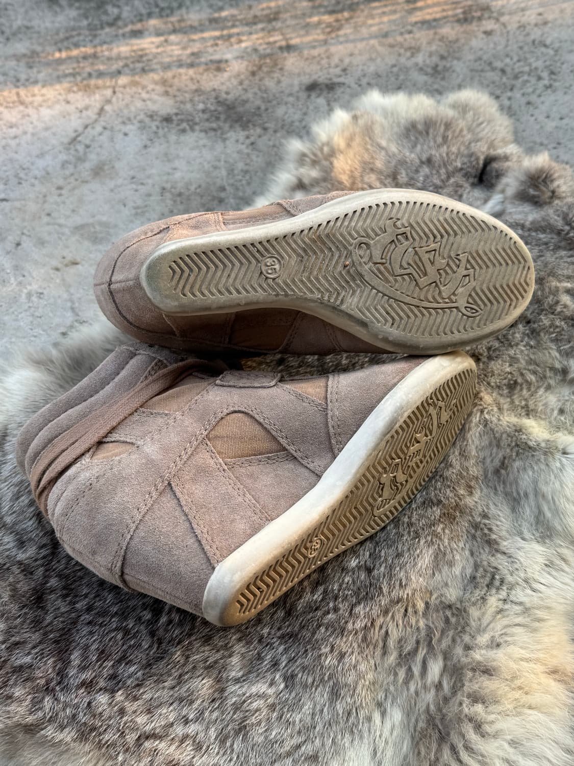 Ash 보위 웨지힐 하이탑 스니커즈  상품이미지5