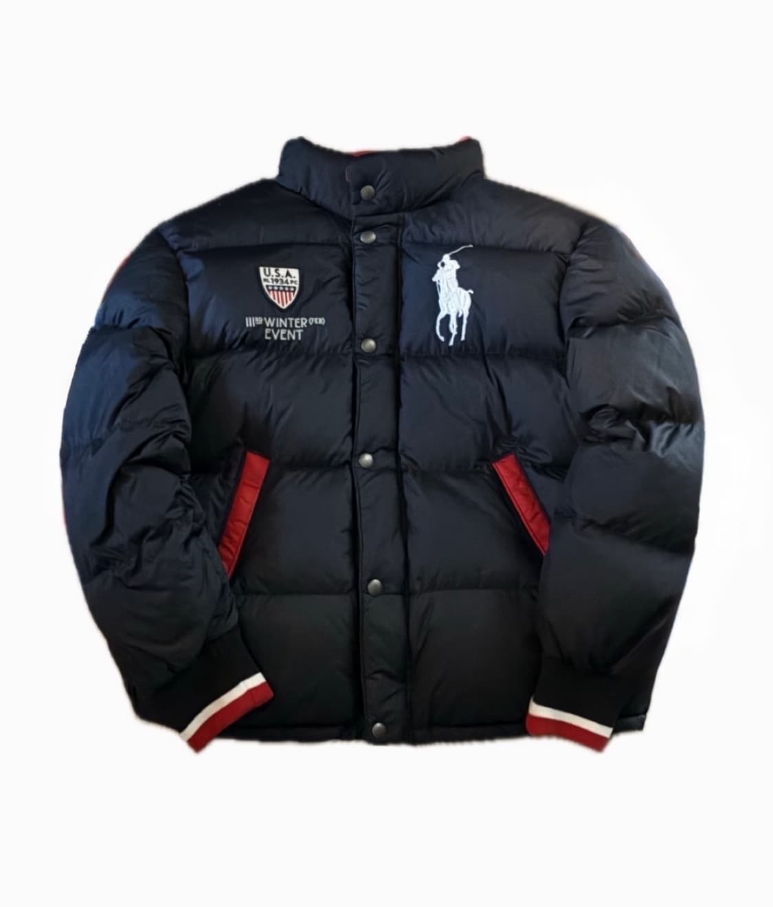 폴로랄프로렌 빅포니 성조기 올림픽 우승기념 패딩 상품이미지1