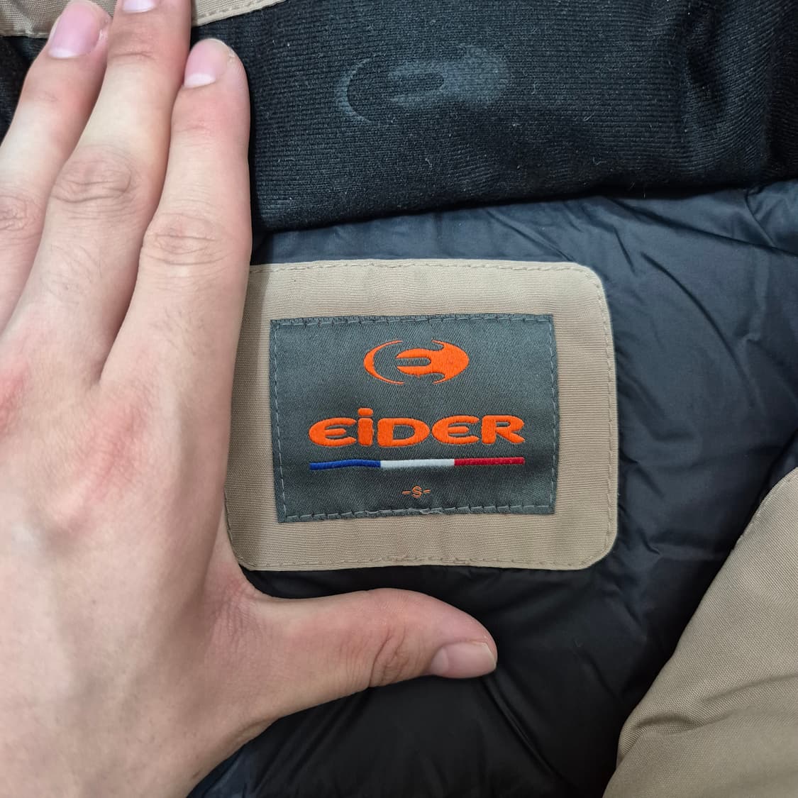 아이더 구스다운 사파리 후드 패딩 자켓 상품이미지6