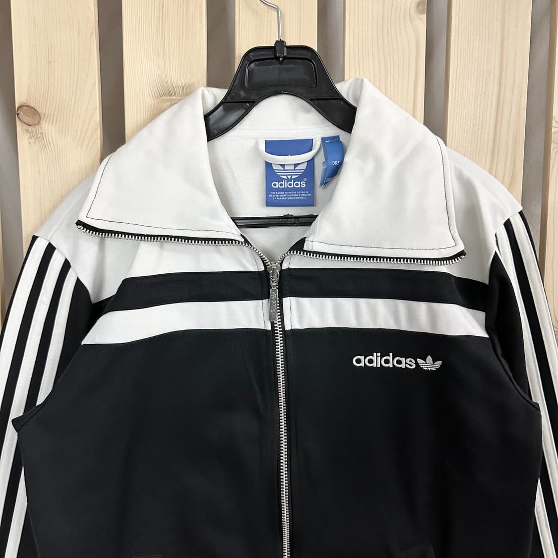 (M) 아디다스 블랙 화이트 베켄바우어 져지 트랙탑 상품이미지3