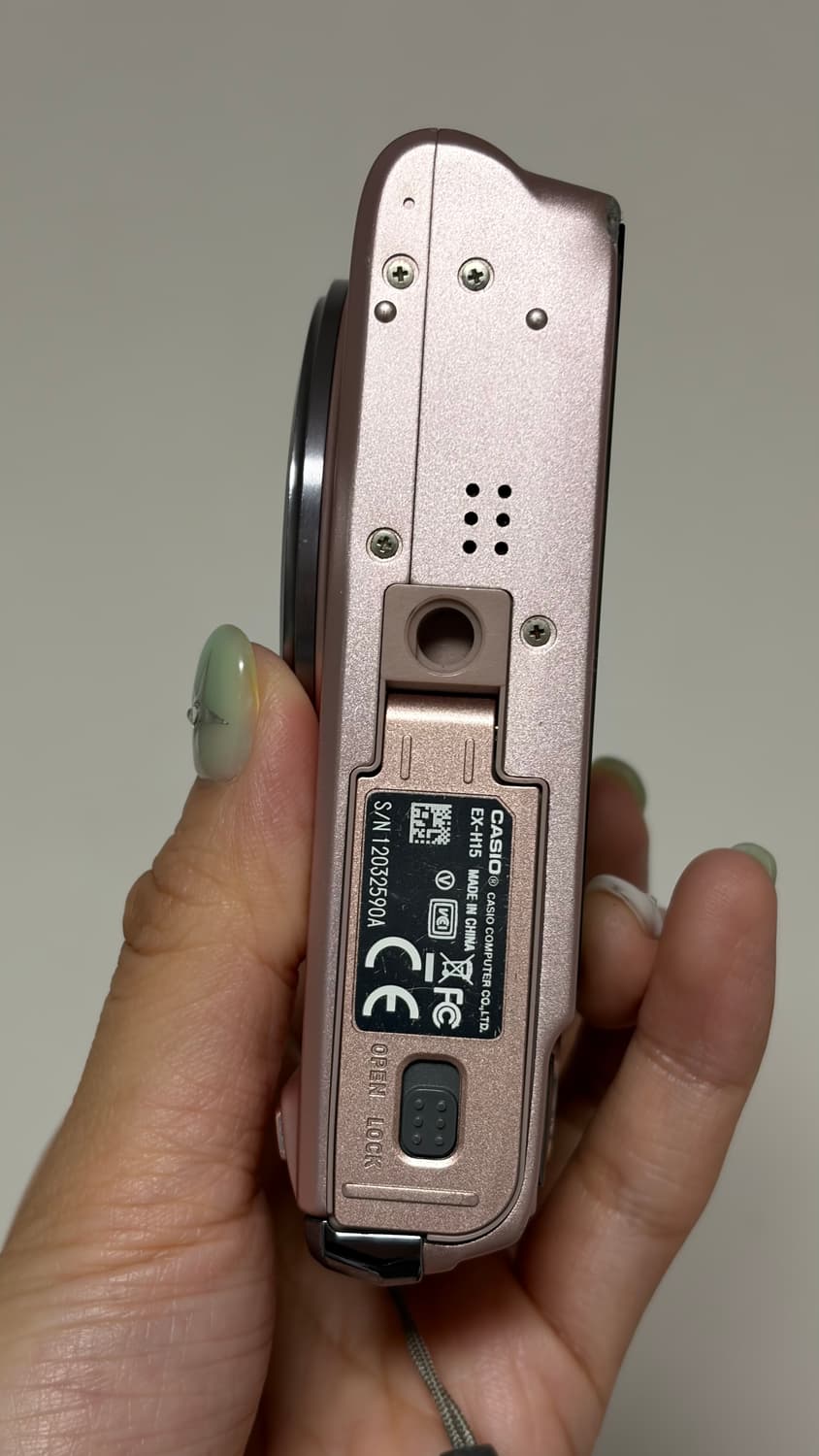 츄디카/작례O) 카시오 엑슬림 h15 핑크 디지털 카메라 빈티지 상품이미지3