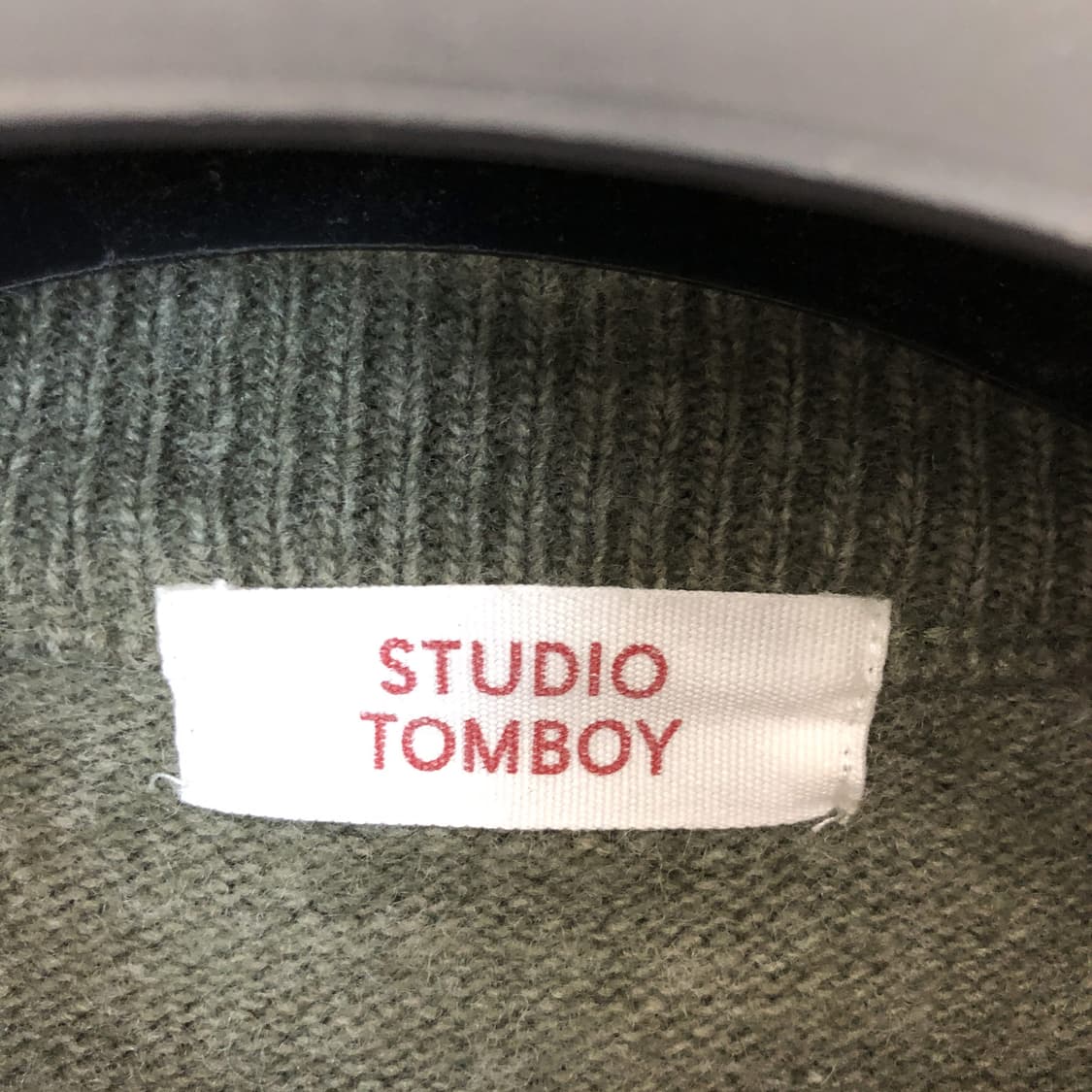 스튜디오톰보이 오버 울 니트 91-92-176 상품이미지5