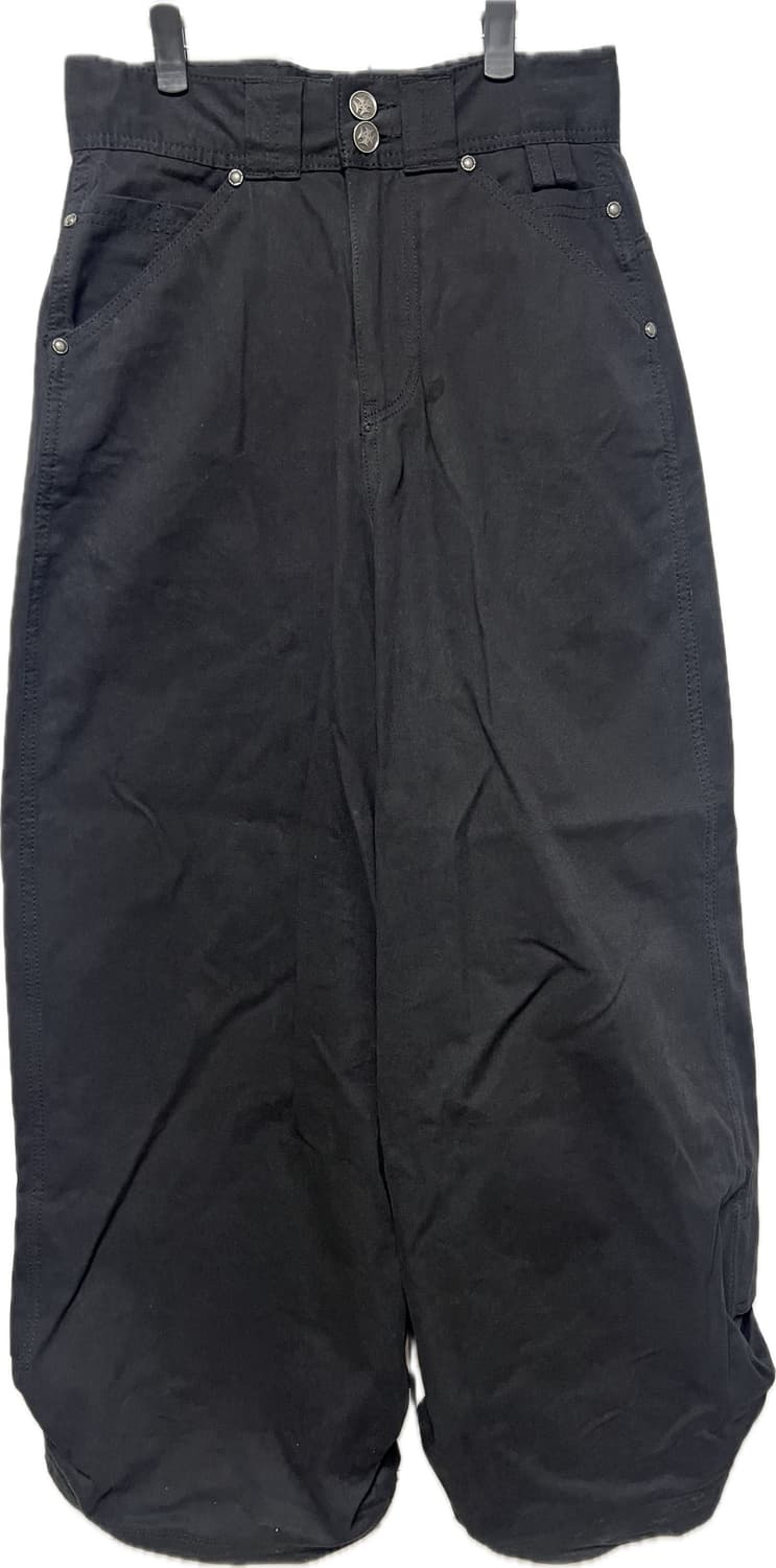 오퍼스 0012 MELTED COTTON PANTS BLACK 상품이미지3