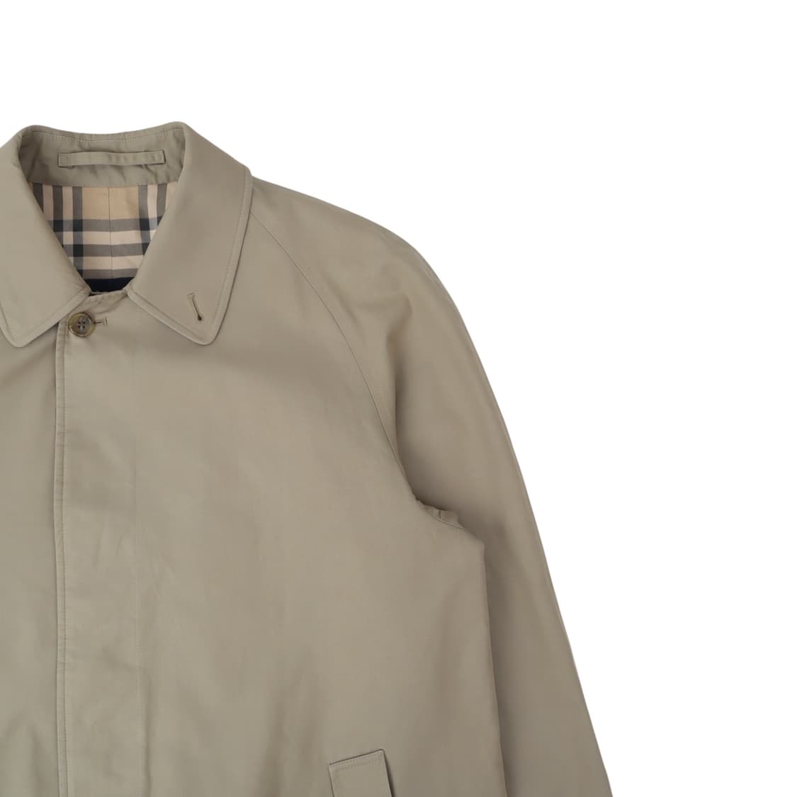 버버리 런던 카키 베이지 싱글 트렌치 코트 상품이미지3