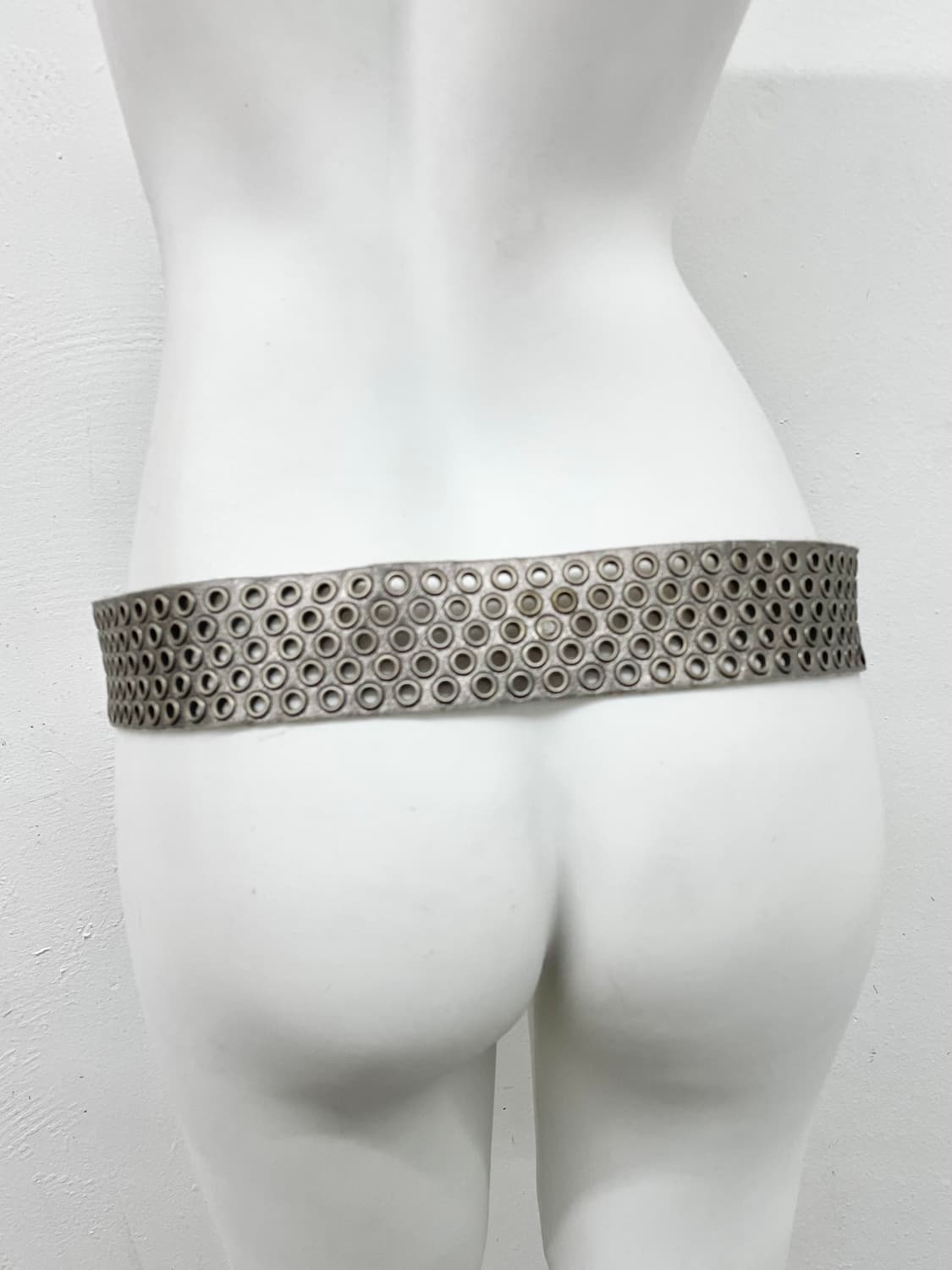 리얼레더 락시크 펀칭 버클 벨트 상품이미지4