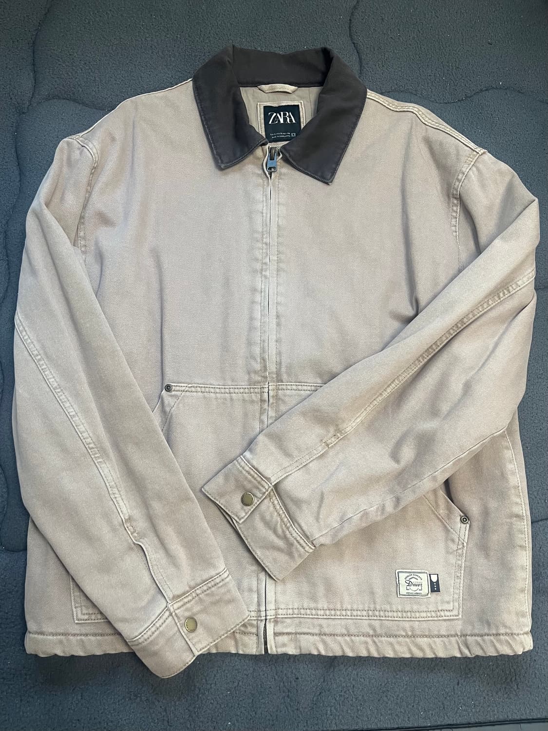 [XL] 자라 콘트라스트 워크자켓 ZARA 상품이미지1