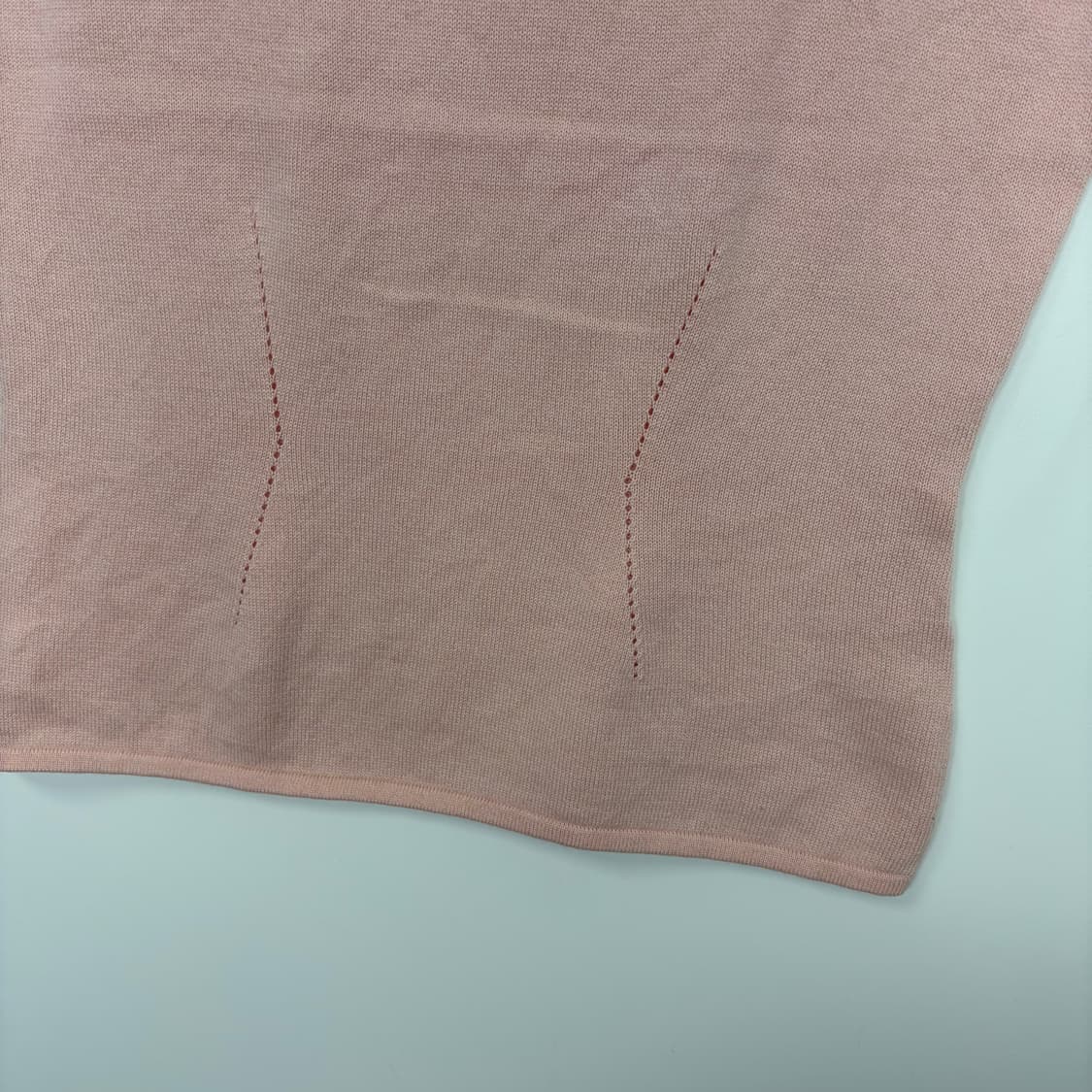 Les copains 르코팽 니트 베스트 조끼 슬리브리스 민소매 티셔츠 상품이미지5