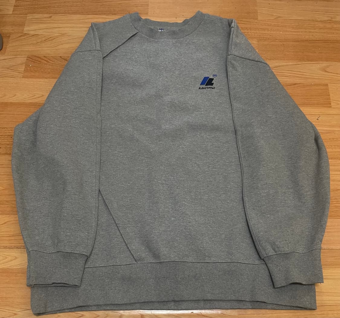 아더에러 자라 오버사이즈 스웨트셔츠 그레이 팝니다 상품이미지3