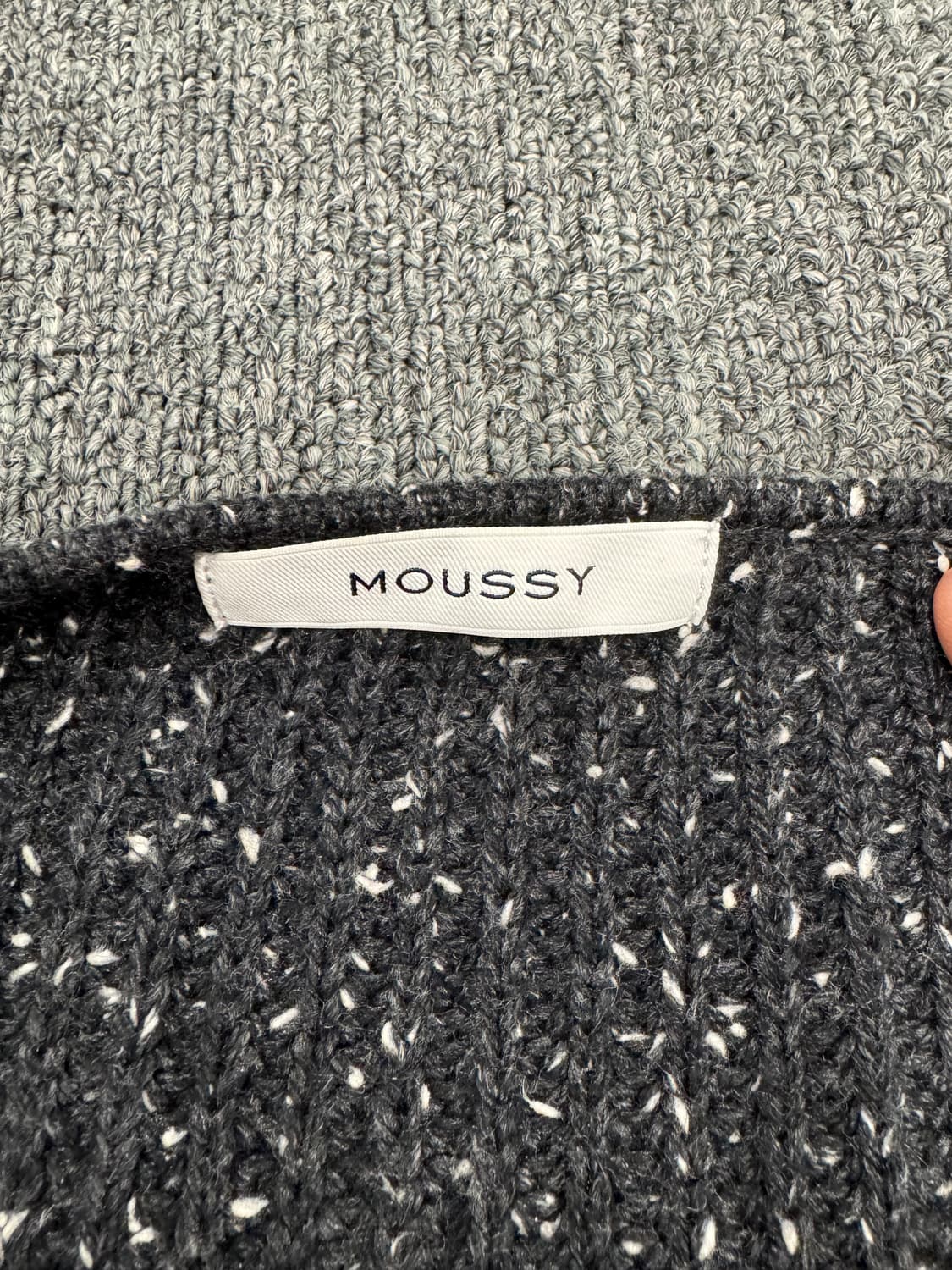 OS)MOUSSY 빈티지 여성 보카시 니트 롱 가디건 상품이미지5