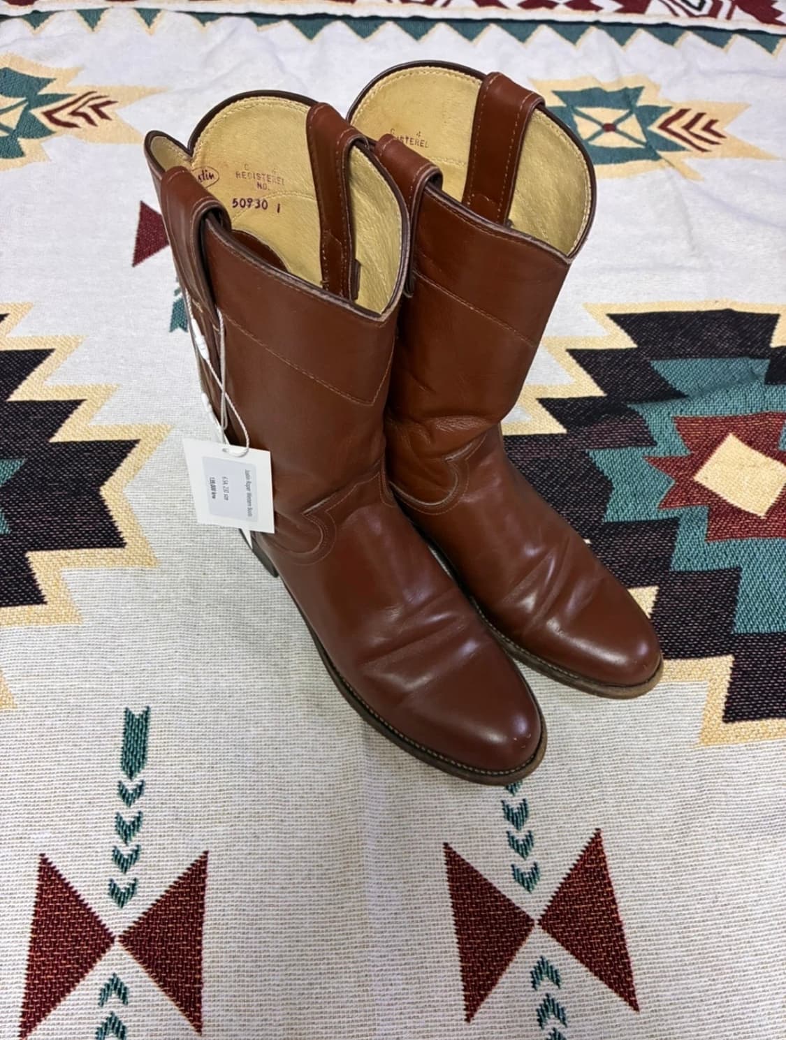 빈티지 Justin Roper Western Boots / 230 상품이미지1