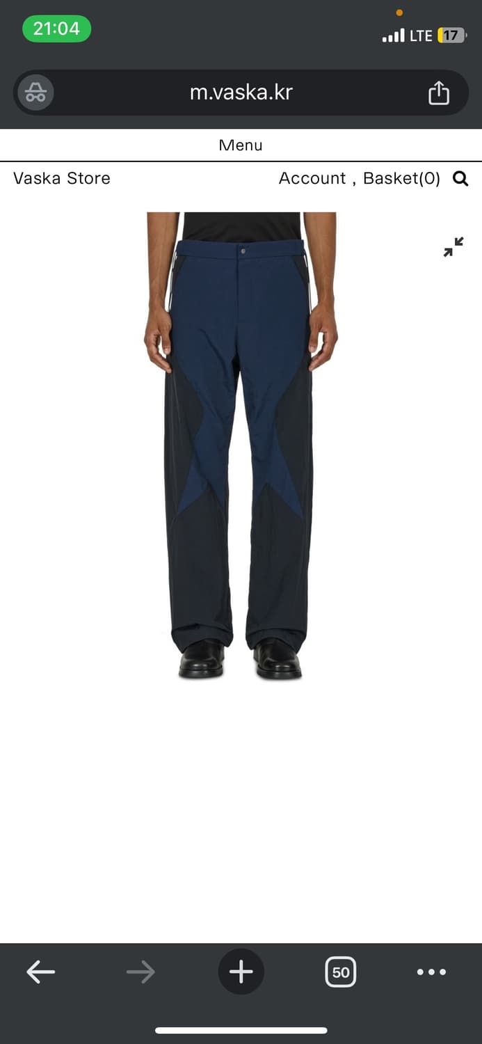 J.L-A.L Track Pant/Black Dark Blue/M사이즈 상품이미지4