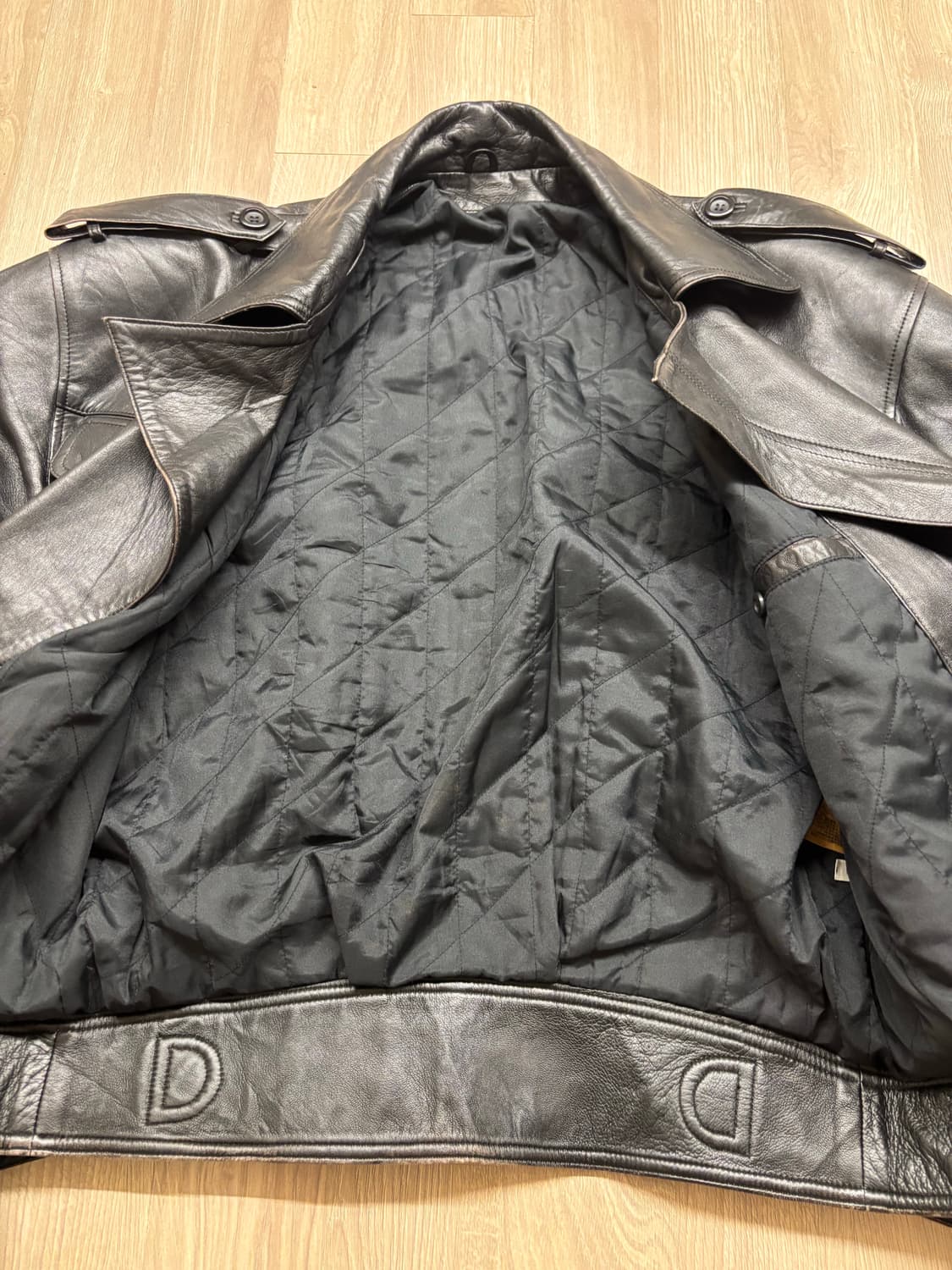 빈티지 소가죽 자켓 M 상품이미지7