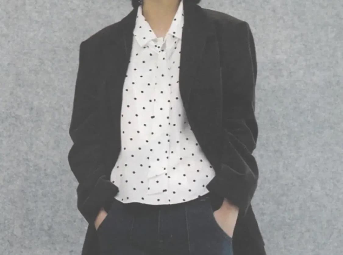 더바넷 vivian polka dot blouse 상품이미지2