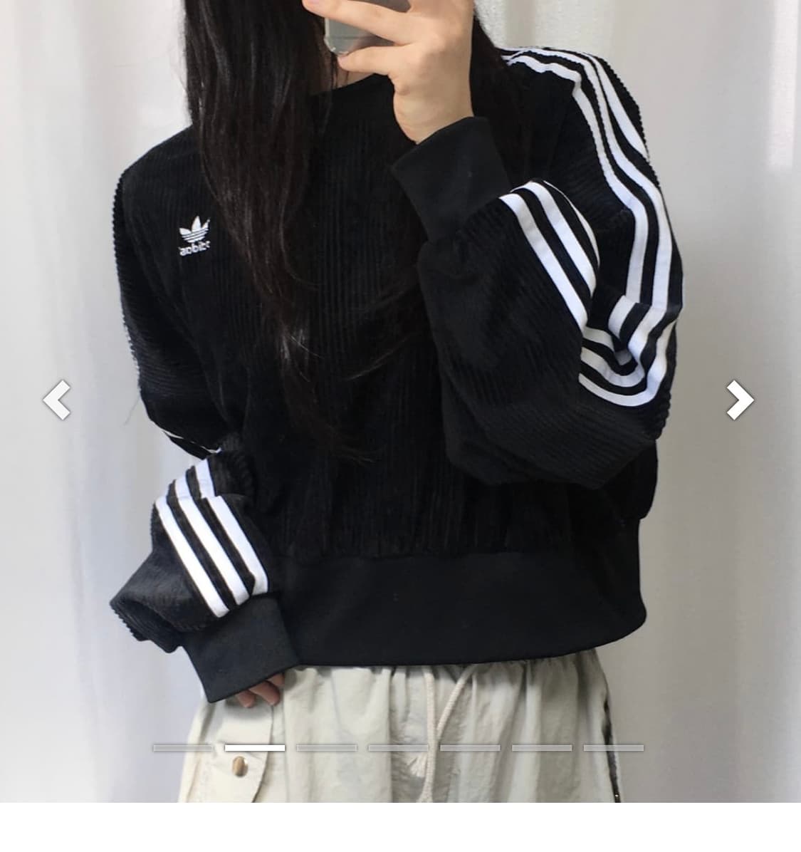 아디다스 코듀로이 벨벳 맨투맨  상품이미지2