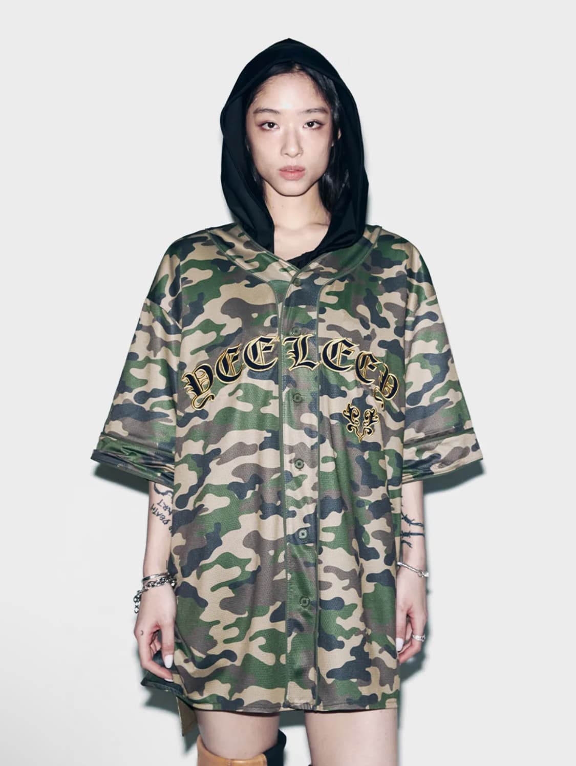 YEEL LEEY 카모 베이스볼 자켓  상품이미지1