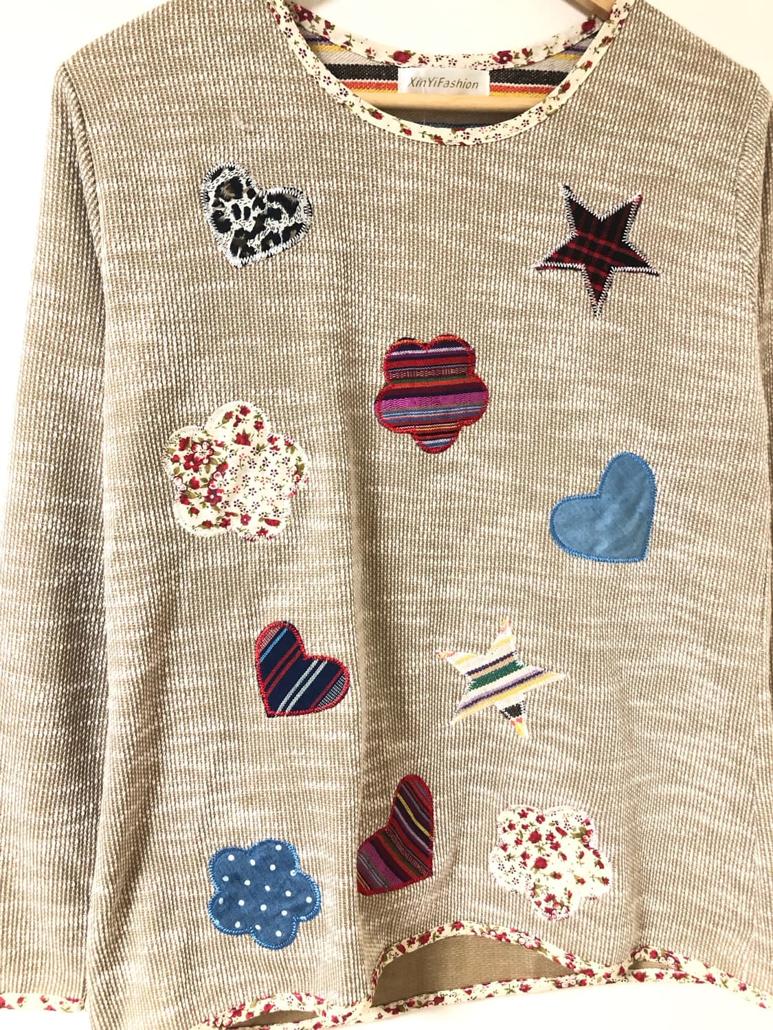 모리걸 패치워크 자수 롱슬리브 상품이미지2