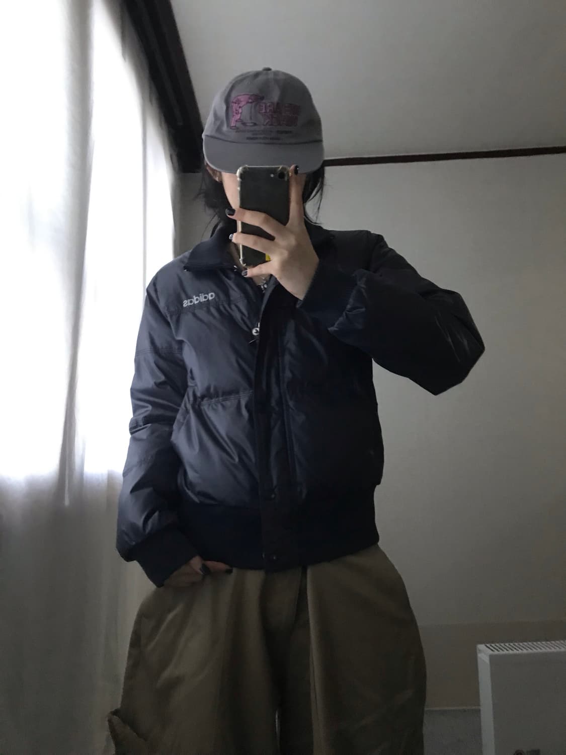 아디다스 딥차콜 패딩 상품이미지5