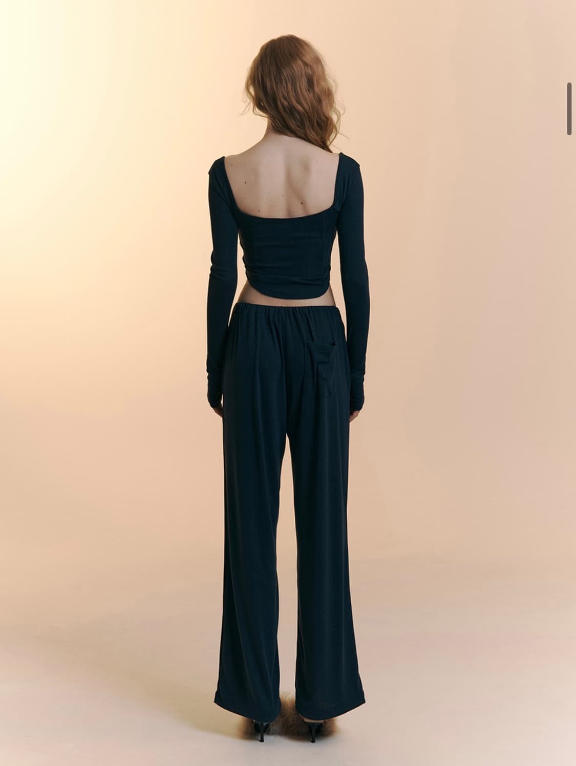 플리즈노팔로우 Joan Lounge Pants (Navy) 상품이미지2