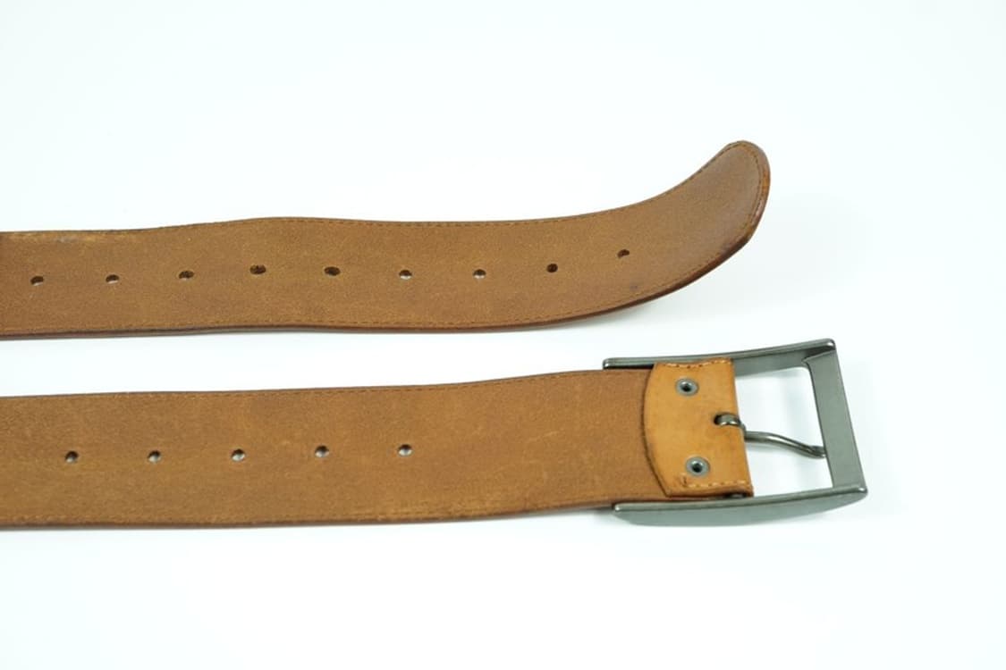 리얼 통가죽 스퀘어 버클 와이드 벨트 상품이미지6