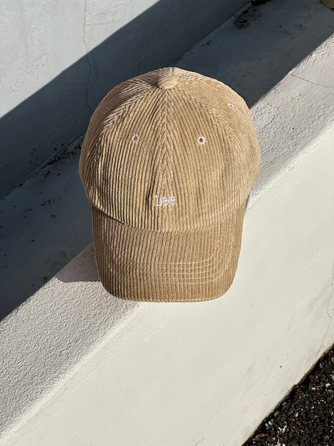 [M-L] Lee 리 베이지 코듀로이 볼캡 모자 상품이미지1