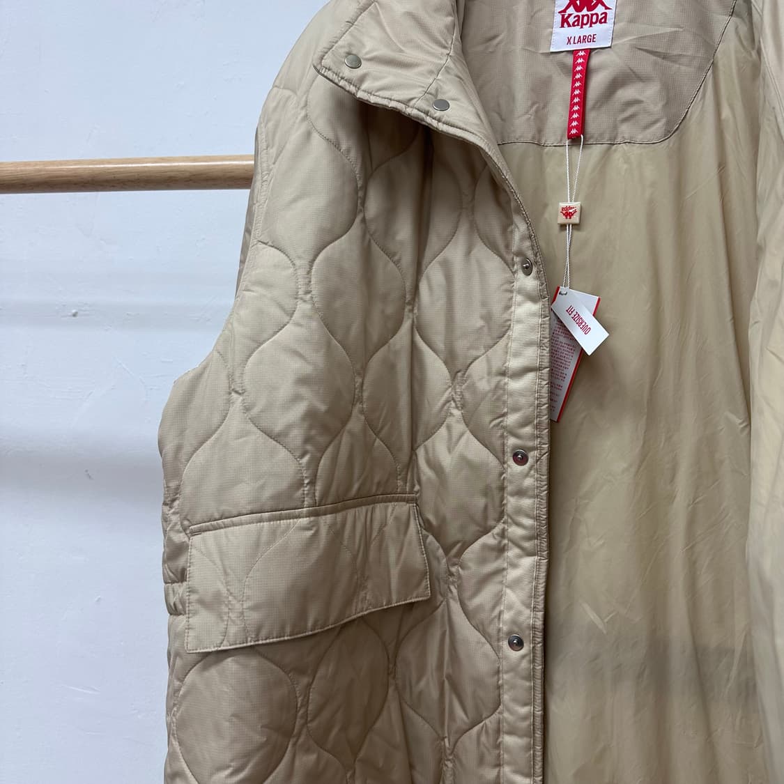 (새상품) 카파 KAPPA 오버핏 퀼팅 파카 점퍼 XL J26 상품이미지8