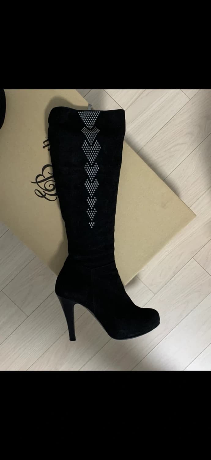 리얼 스웨이드 롱부츠 상품이미지2