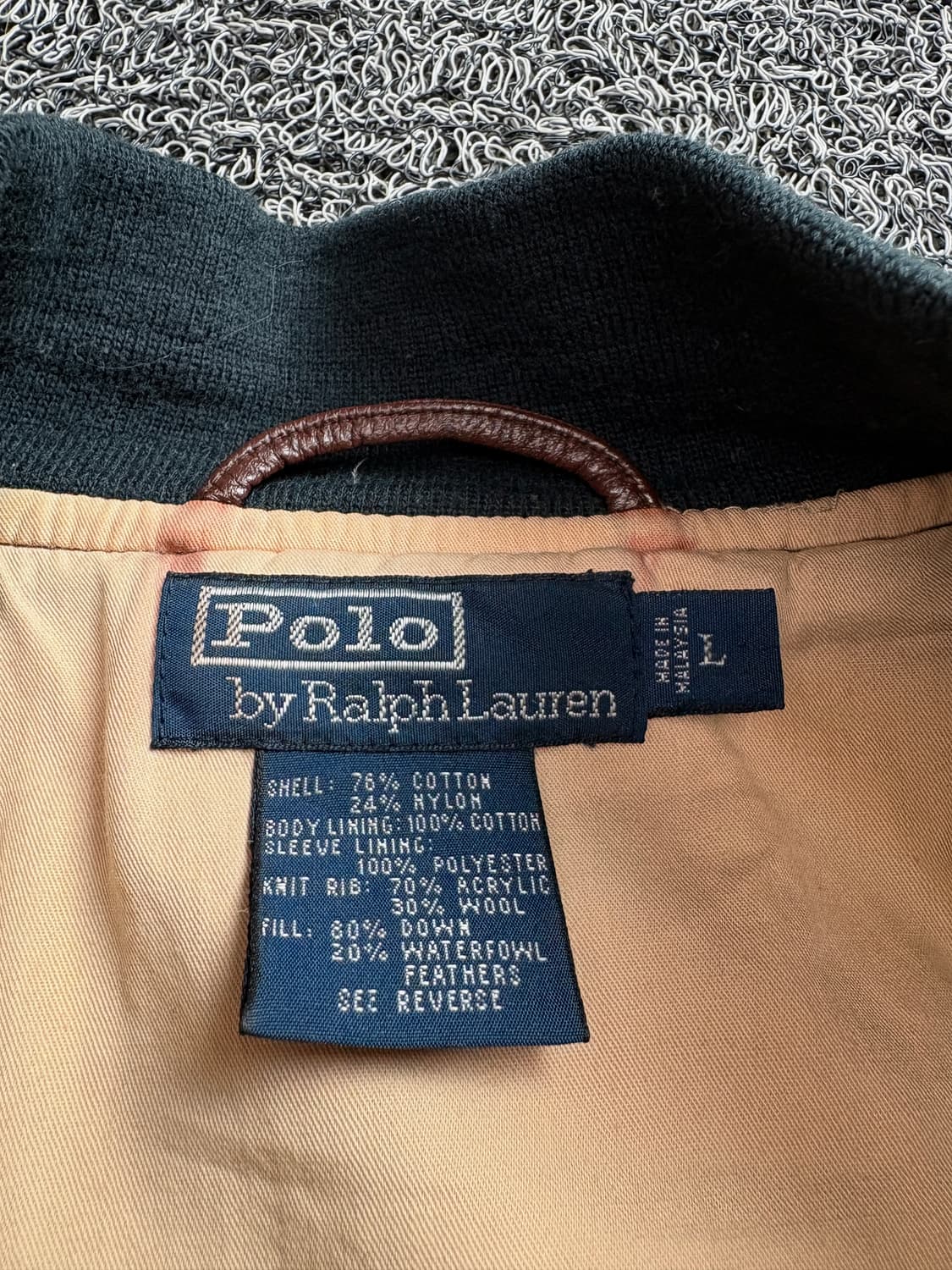 90s 폴로 랄프로렌 포니로고 킐팅 다운 자켓 3277 상품이미지3
