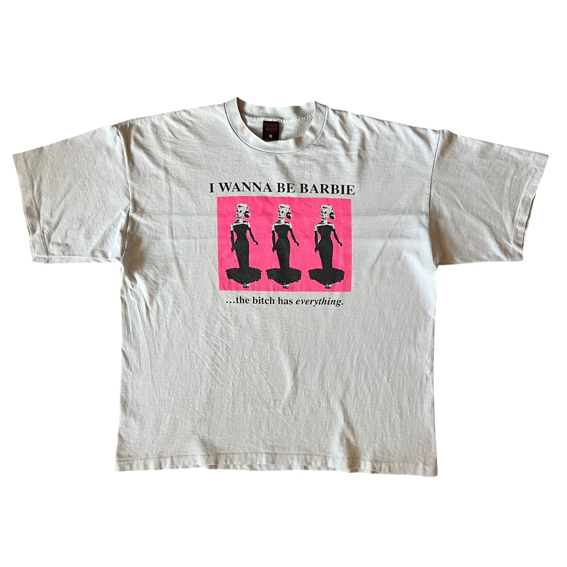빈티지 90s Fashion Victim Barbie 패러디 티셔츠 상품이미지1