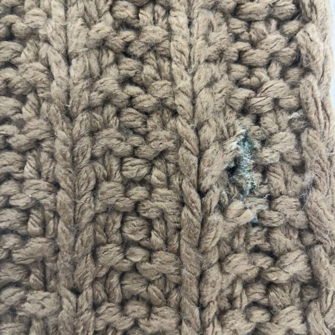 지오다노 빈티지 폭닥 브라운 뜨개 니트 목도리 C08237 상품이미지5