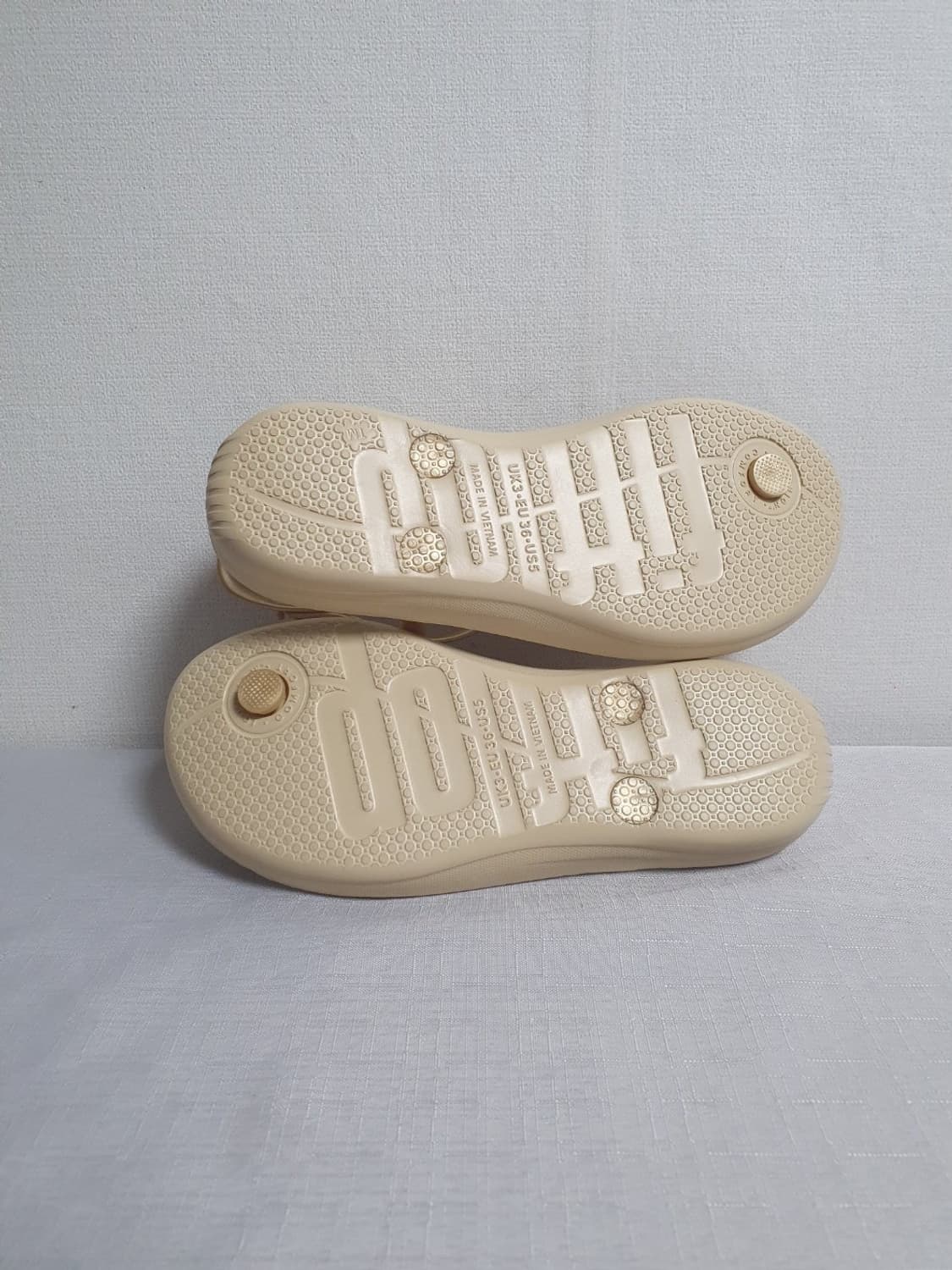 220mm 핏플랍 아이쿠션 스플래쉬 샌들 골드 상품이미지9