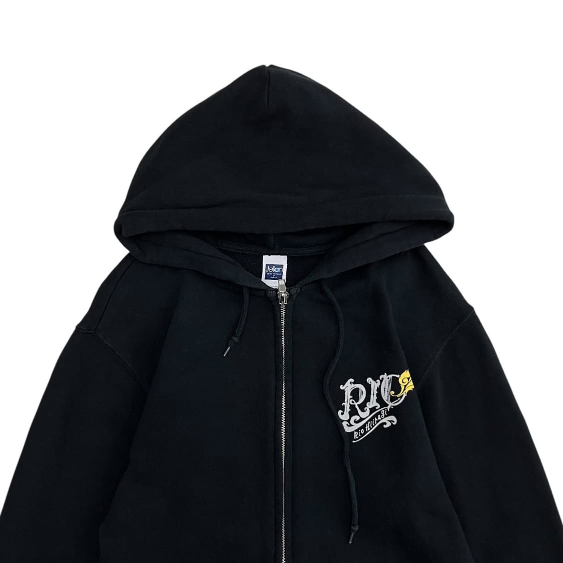 재팬 로고 블랙 후드집업 L 상품이미지4