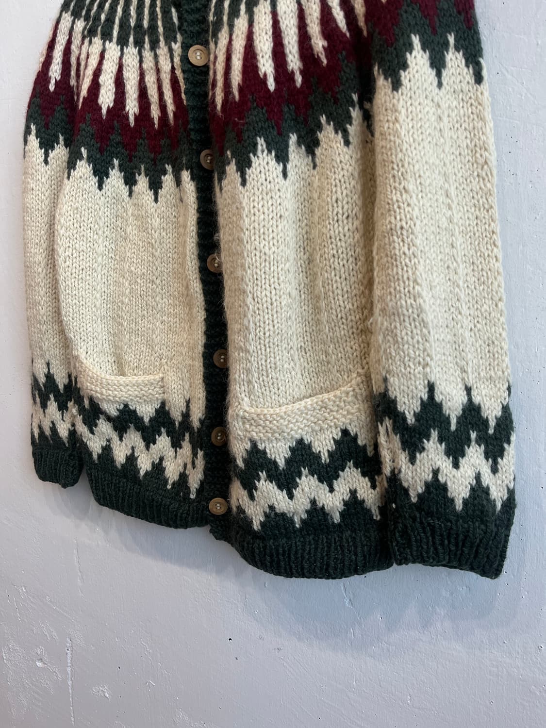 핸드메이드 노르딕 울 가디건  상품이미지3