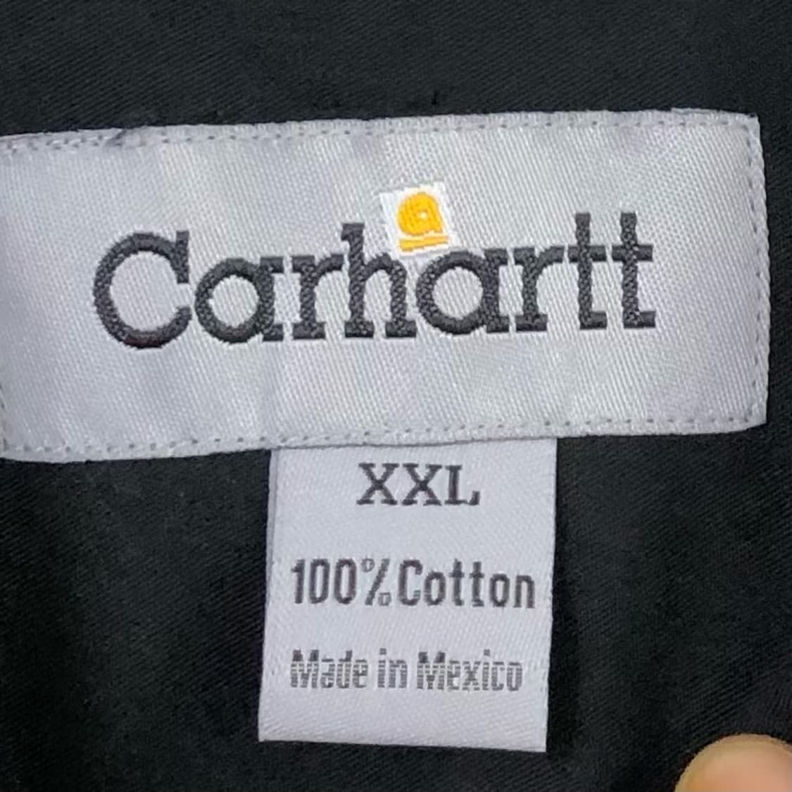 Xxl 칼하트 블랙 워크 셔츠 상품이미지3