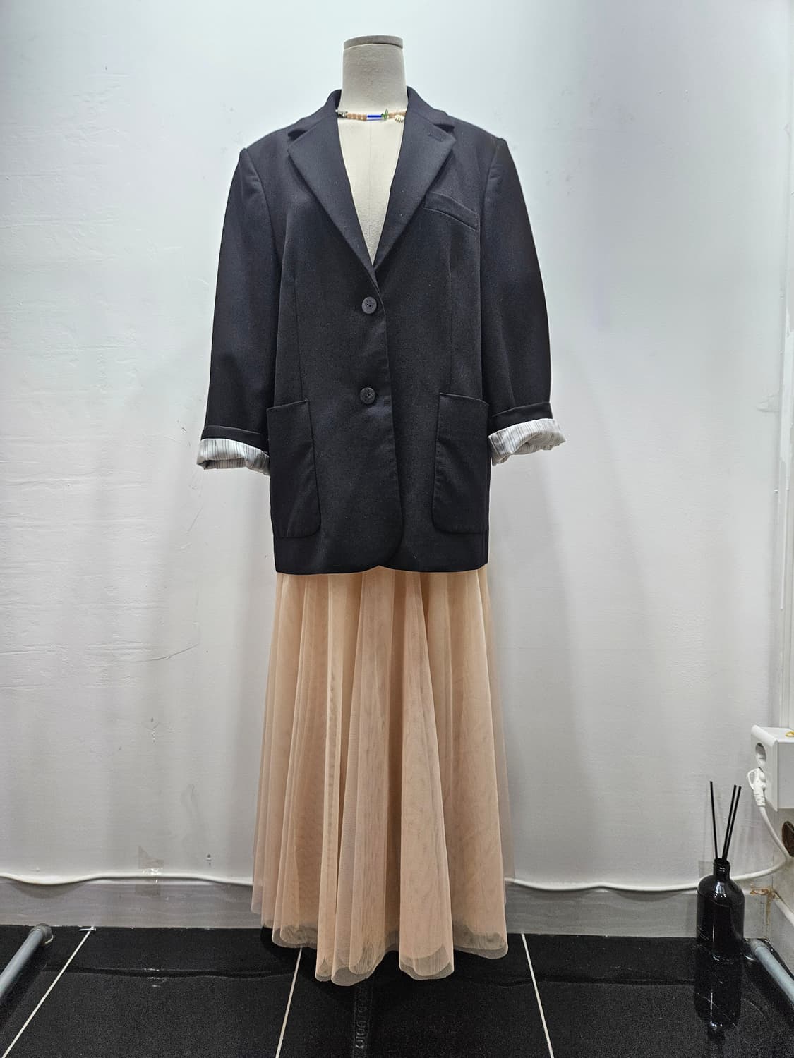 블루핏(Blue Fit) 블랙 여성 자켓 66 상품이미지8